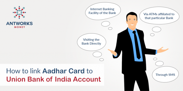 how to check union bank account link with aadhar