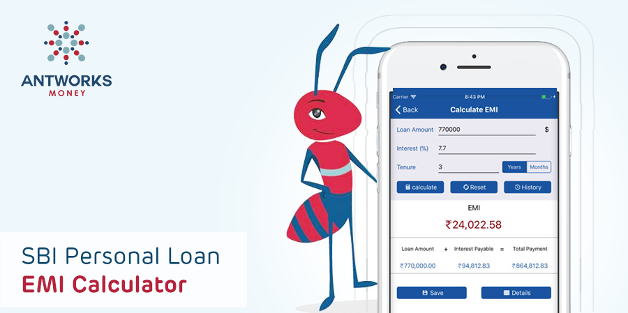 SBI Personal Loan EMI Calculator